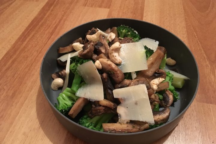 Broccoli-Pilz-Teller